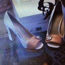 White And Tan Nine West